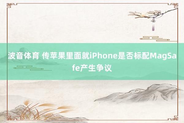 波音体育 传苹果里面就iPhone是否标配MagSafe产生争议