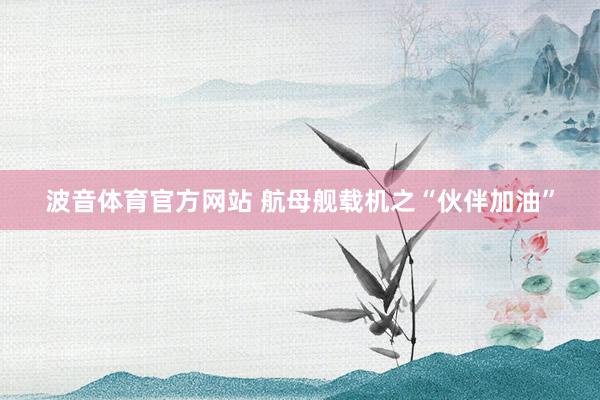 波音体育官方网站 航母舰载机之“伙伴加油”