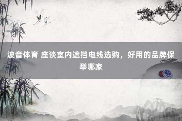 波音体育 座谈室内遮挡电线选购，好用的品牌保举哪家