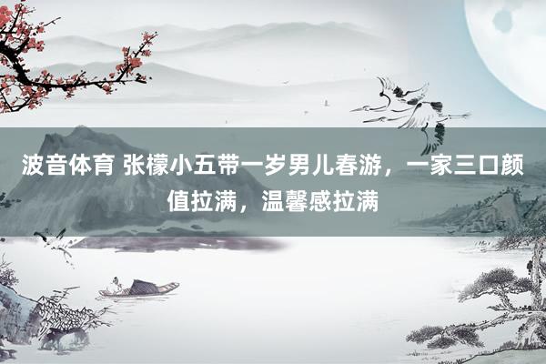 波音体育 张檬小五带一岁男儿春游，一家三口颜值拉满，温馨感拉满